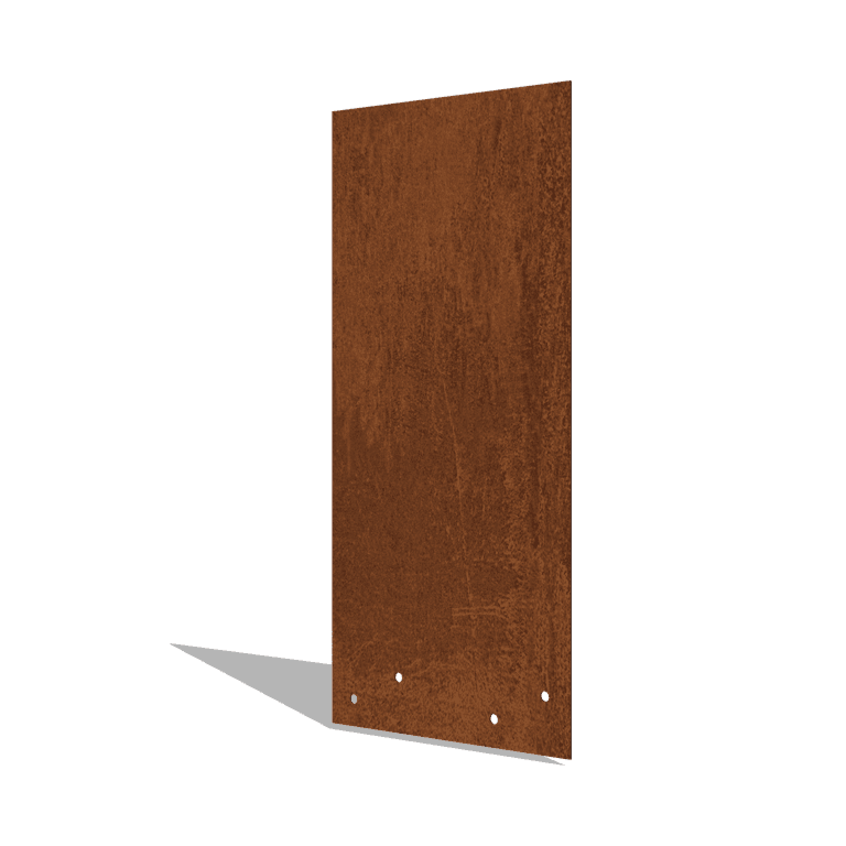 savienojuma plāksne taisns Kortēna tērauds, augsts XL 45 cm