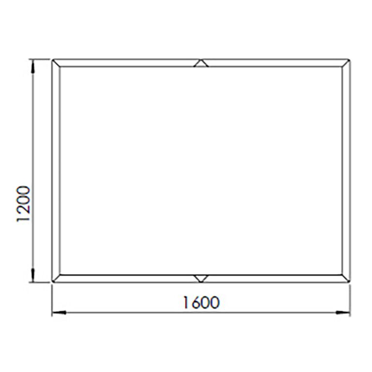 Kortena tērauda puķu kaste Texas xxl 160 x 120 cm