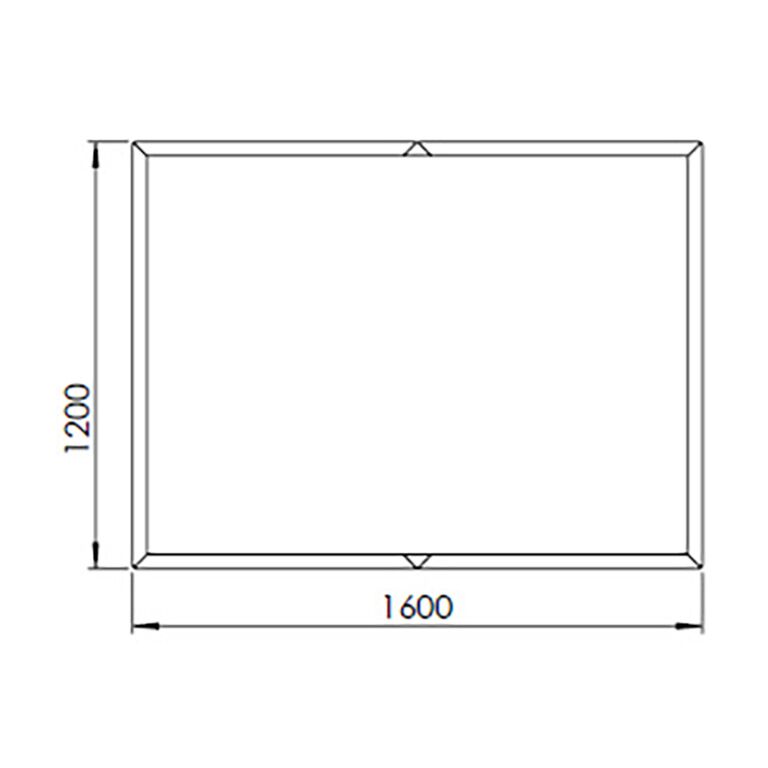 Pulverpārklāta tērauda puķu kaste Texas xxl 160 x 120 cm