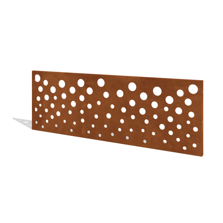 Kortena tērauda žogs H panelis B 180 x 63,3 cm