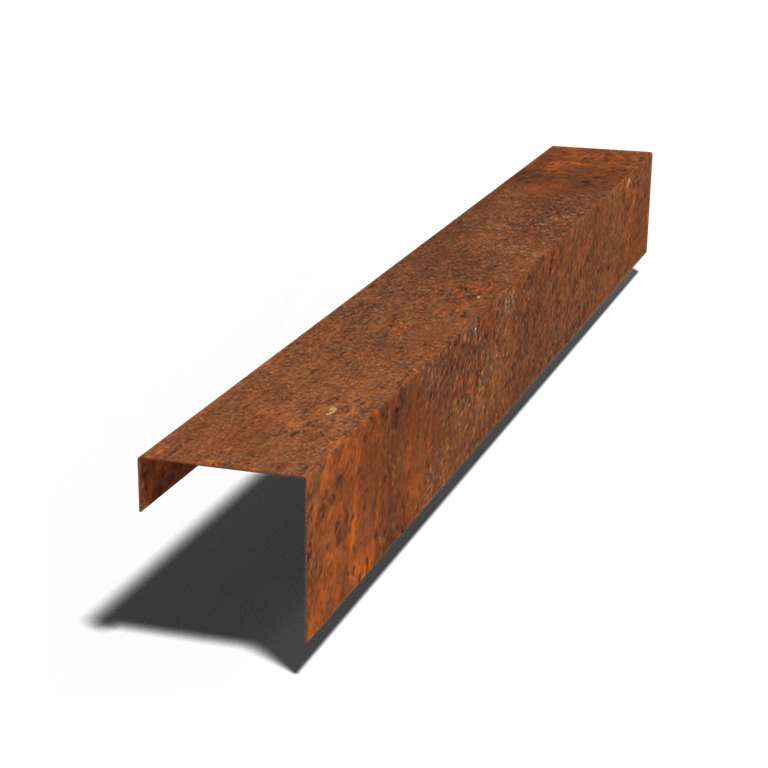 Kortena tērauda u-profils 15 x 15 x 5 cm (garums 150 cm)
