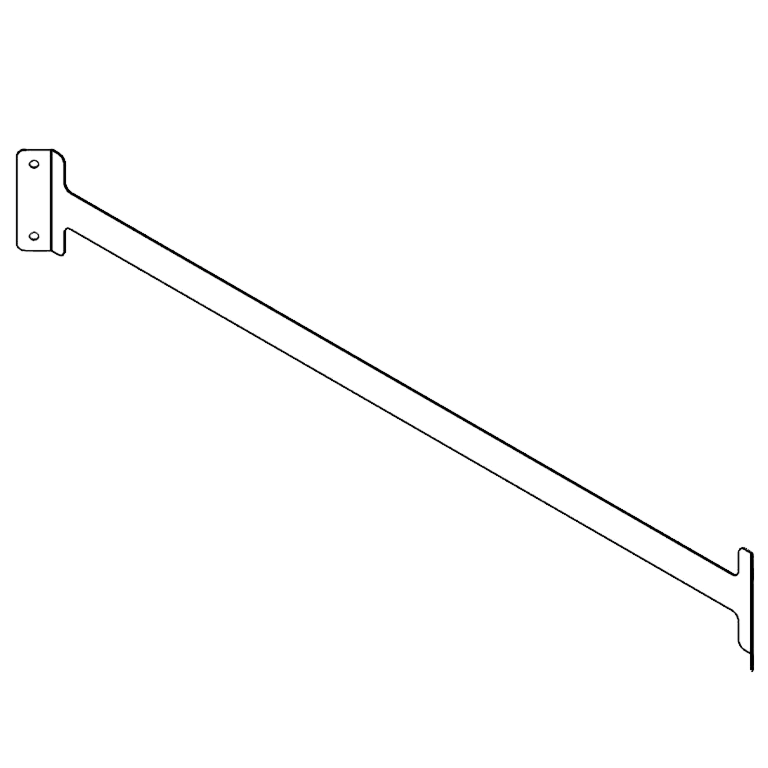 Sastiprinājums cinkots tērauds 120 cm