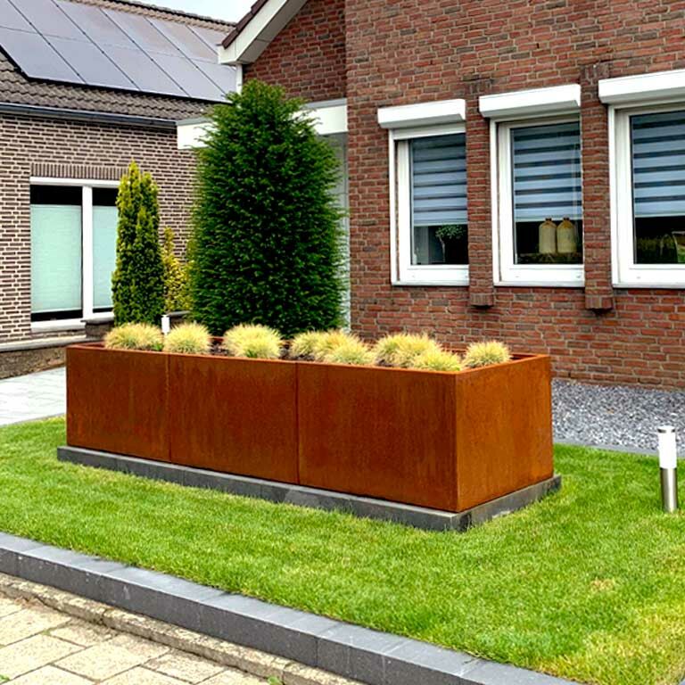 Kortena tērauda puķu kaste Texas xxl 300 x 80 cm