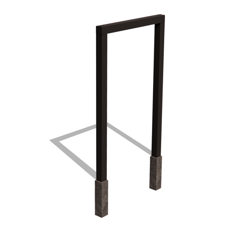 Pulverpārklāta tērauda pergola taisns 150 cm