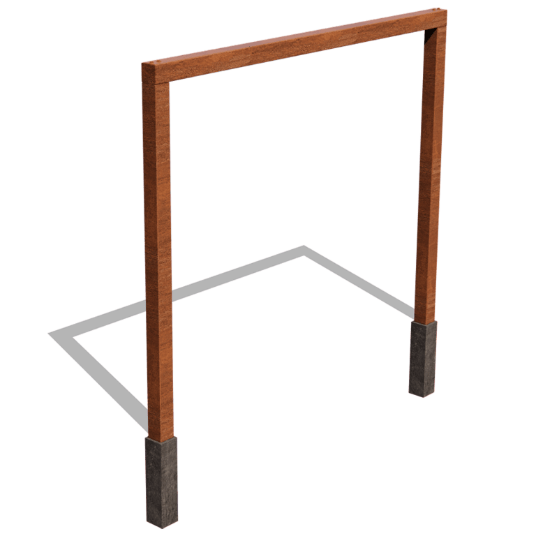 Kortena tērauda pergola taisns 300 cm