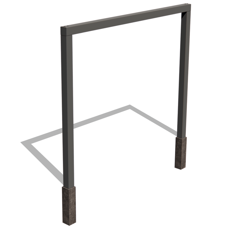 Pulverpārklāta tērauda pergola taisns 300 cm