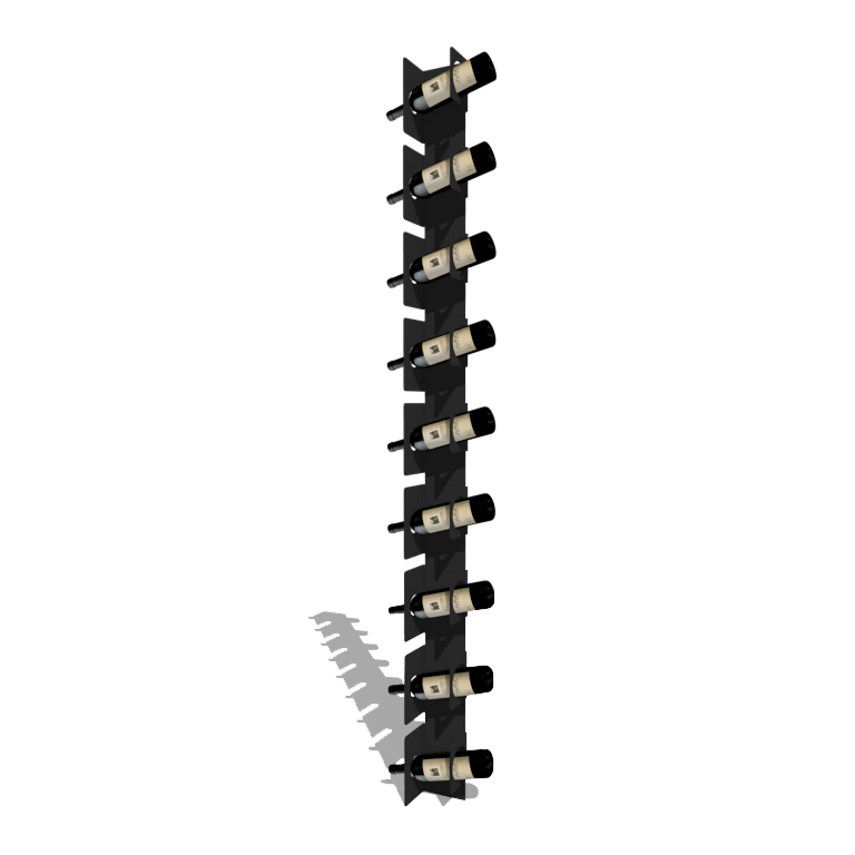 Pulverpārklāta tērauda vīna plaukts Veneto 186 cm