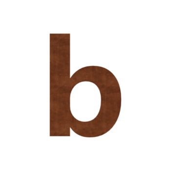 Kortena tērauda mājas numurs B - 9,9 x 15 cm - Pašlīmējošs