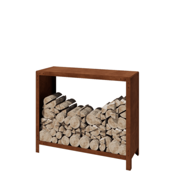 Kortena tērauda malkas glabātuve - Indiana - 120 x 40 x 100 cm