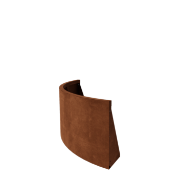 Kortena tērauda atbalsta siena - Ārmalas pagrieziens - 100 x 100 x 50 cm