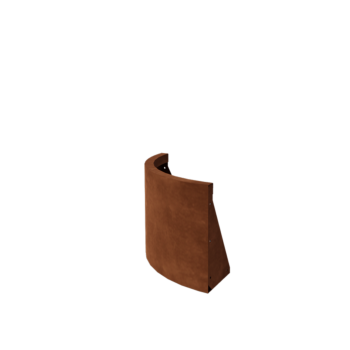 Kortena tērauda atbalsta siena - Ārmalas pagrieziens - 50 x 50 x 40 cm