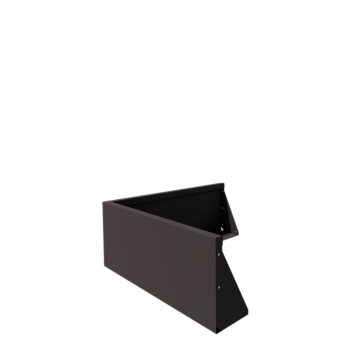 Tērauda atbalsta siena - Ārmalis - 100 x 100 x 40 cm - Cita RAL krāsa