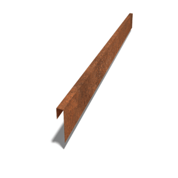 Kortena tērauda u-profils 15 x 5 x 5 cm (garums 240 cm)