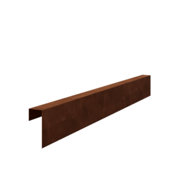 Kortena tērauda u-profils 15 x 6 x 5 cm (garums 150 cm)