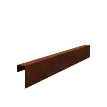 Kortena tērauda u-profils 15 x 6 x 5 cm (garums 240 cm)