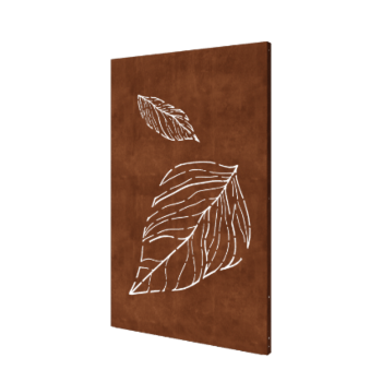 Kortena tērauda dārza panelis - Lapas 2 - 120 x 6 x 190 cm
