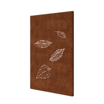 Kortena tērauda dārza panelis - Lapas 3 - 120 x 6 x 190 cm