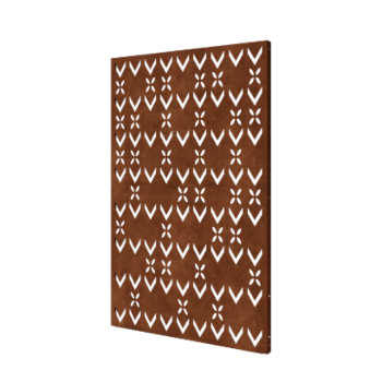 Kortena tērauda dārza panelis - Jumta motīvs 3 - 120 x 6 x 190 cm