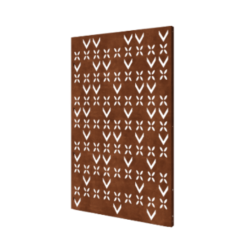 Kortena tērauda dārza panelis - Jumta motīvs 5 - 120 x 6 x 190 cm