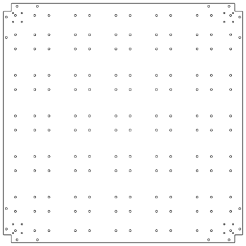 Cinkota tērauda pamatplate - 120 x 120 cm