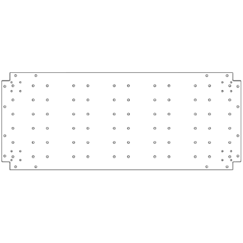 Cinkota tērauda pamatplate - 50 x 120 cm