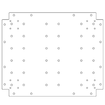 Cinkota tērauda pamatplate - 50 x 60 cm