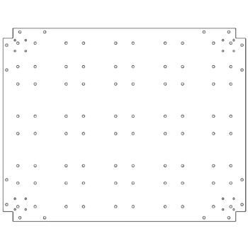 Cinkota tērauda pamatplate - 80 x 100 cm