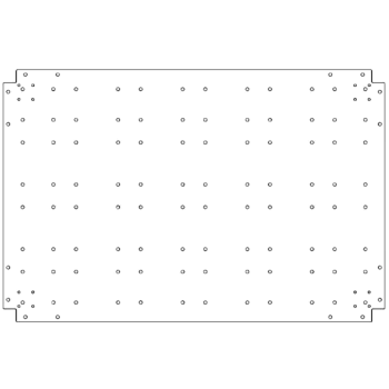 Cinkota tērauda pamatplate - 80 x 120 cm