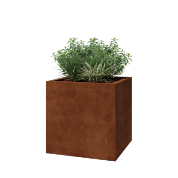 Kortena tērauda metināta puķu kaste Montana 70 x 70 x 70 x 70 cm