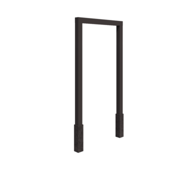 Tērauda pergola - Taisns - 200 x 230 cm - Cita RAL krāsa - Ar betona pamatu