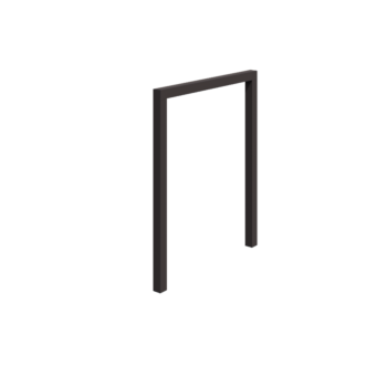 Tērauda pergola - Taisns - 200 x 230 cm - RAL7016 matēts (antracīta pelēks) - Bez betona pamata