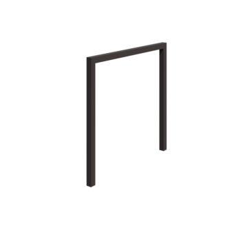 Tērauda pergola - Taisns - 250 x 230 cm - RAL7016 matēts (antracīta pelēks) - Bez betona pamata