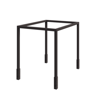 Tērauda pergola - Taisnstūris - 324 x 250 x 230 cm - RAL7016 matēts (antracīta pelēks) - Ar betona pamatu