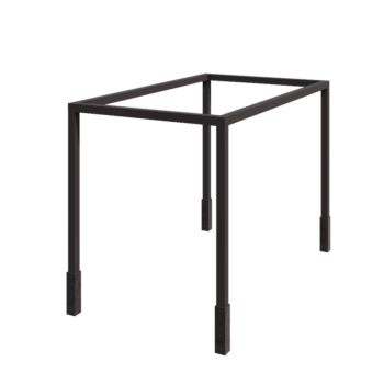 Tērauda pergola - Taisnstūris - 424 x 250 x 230 cm - RAL7016 matēts (antracīta pelēks) - Ar betona pamatu