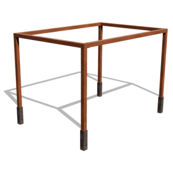 Kortena tērauda pergola izkārtojums laukums 424 x 300 cm