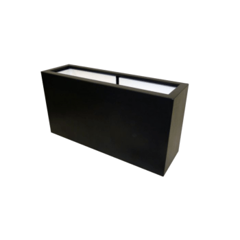 Stikla šķiedras puķu kaste - Taisnstūris - 100 x 30 x 50 cm - Ar dibenu