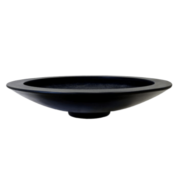 Stikla šķiedras puķu kaste - Bļoda - Ø 153 x 34 cm - RAL9010 matēts (balts) - Ar dibenu