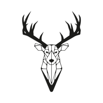 Tērauda sienas dekors - Rens Small - 60 x 43,4 cm