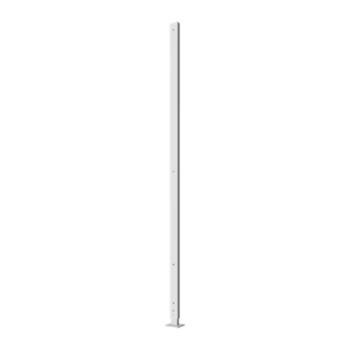 Pulverpārklāta tērauda statnis plakana pamatne stūris ar 190 x 6 x 6 cm
