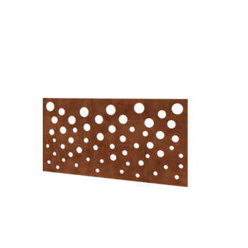 Kortena tērauda žogs H - Panelis B - 120 x 63,3 cm