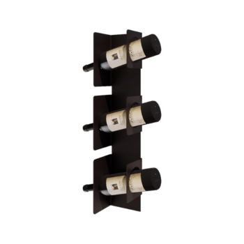 Tērauda vīna plaukts - Veneto - 10 x 13 x 60 cm - Bronze