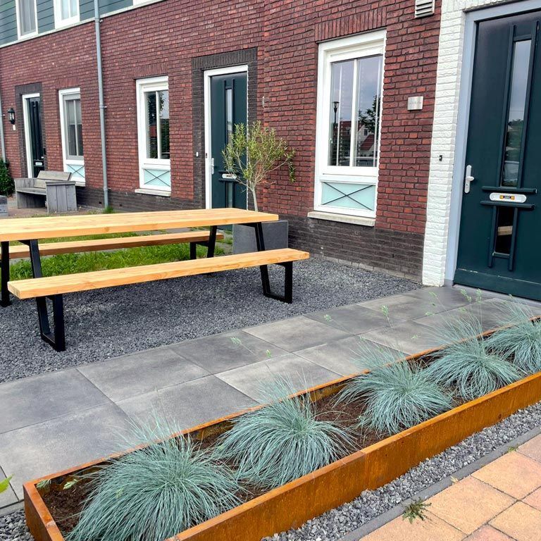 Kortena tērauda malu apmales leņķveida 22 cm komplekts 24 metriem
