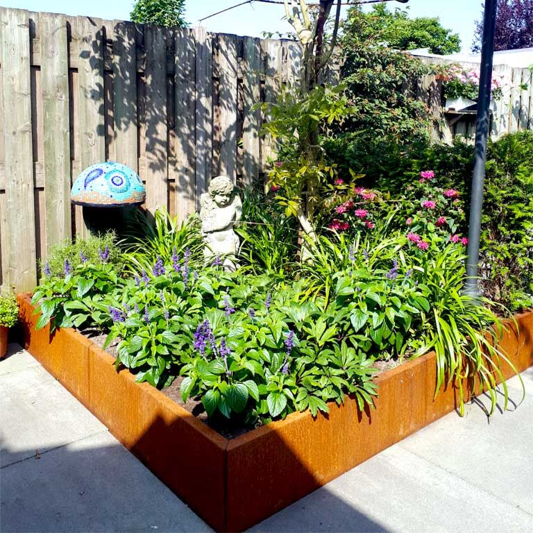 Kortena tērauda puķu kaste Miami xxl 180 x 180 cm