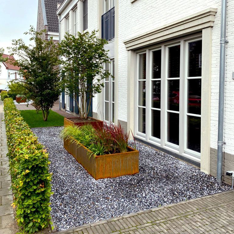 Kortena tērauda puķu kaste Texas xxl 240 x 80 cm