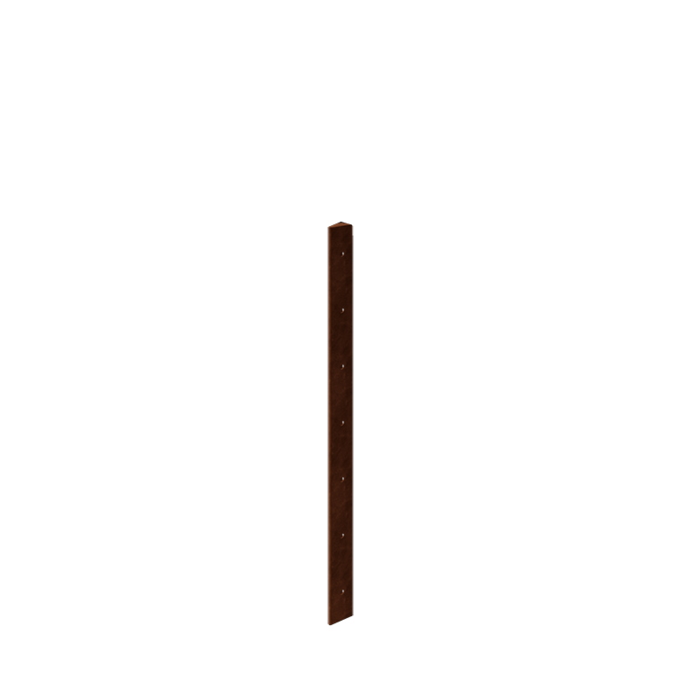 Kortena tērauda puķu kaste - Stūra elements 30° - 70 cm