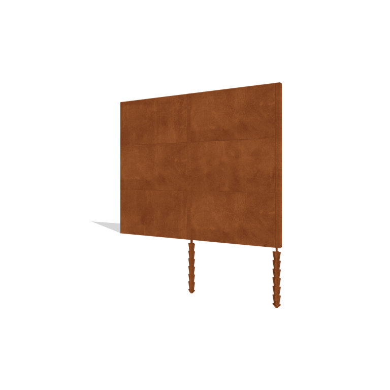 Kortena tērauda žogs H3 komplekts 252 cm