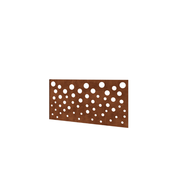 Kortena tērauda žogs H - Panelis B - 120 x 63,3 cm