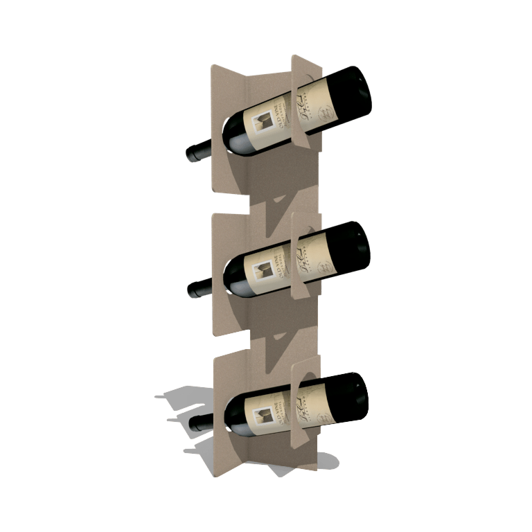 Pulverpārklāta tērauda vīna plaukts Veneto 60 cm