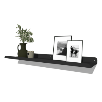 Pulverpārklāta tērauda sienas plaukts U-veida 100 x 20 cm