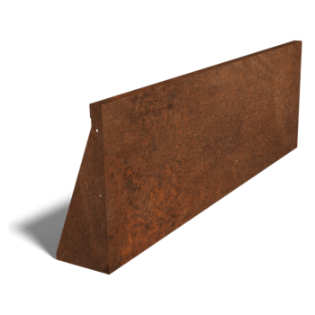 Kortena tērauda atbalsta siena taisns 150 cm (augstums 50 cm)